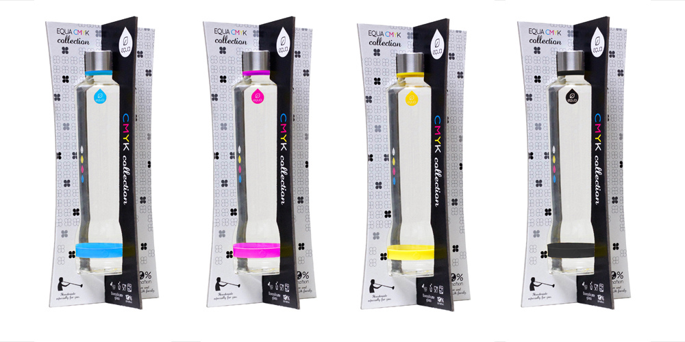 Packaging design for CMYK collection