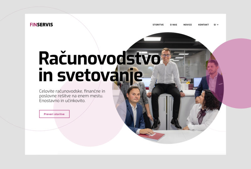 Fin-servis website